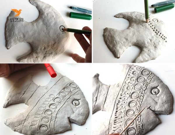 A seemingly complex but super simple ultra-light clay craft