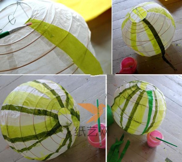 Tutorial on handmade hot air balloon pot decoration