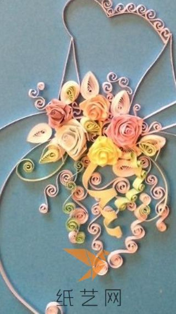 Fairy-like Paper Quilled Bride Silhouette Making Tutorial