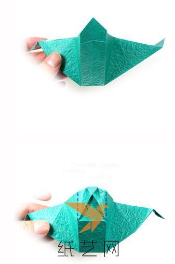 Tutorial on making a special four-corner origami box