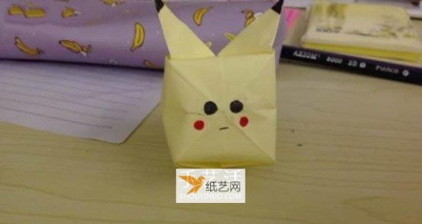 How children fold cute Pikachu