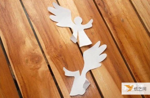 Tutorial on how to make creative three-dimensional angel greeting cards using A4 paper