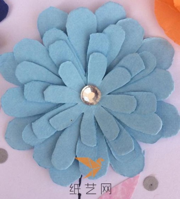 Beautiful paper flower birthday card making tutorial