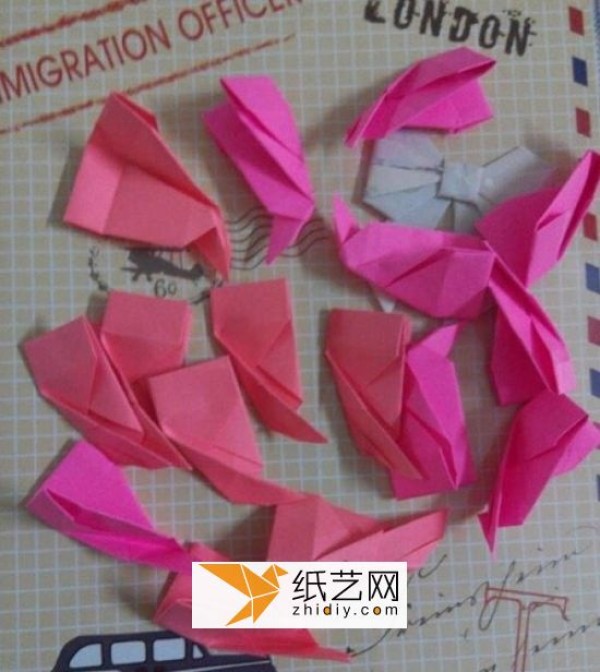 Simple Chinese Valentines Day origami gift box tutorial