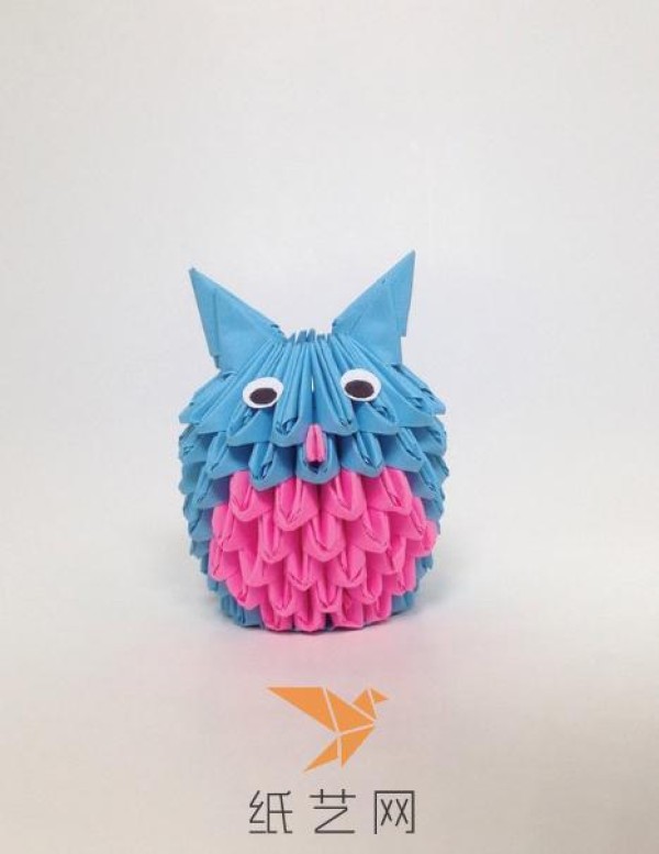 Tutorial on how to make a cute triangular owl