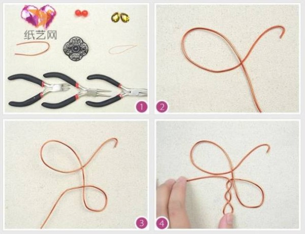 Braiding Tutorial Copper Wire Braiding Rhinestone Butterfly Making Tutorial