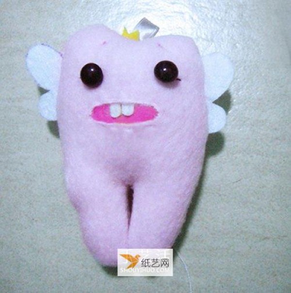 Steps to make a super cute tooth baby puppet