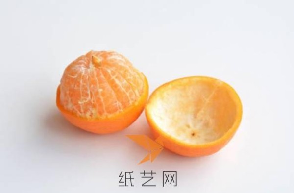 Life Tips: Tutorial for children to make small orange lanterns by hand