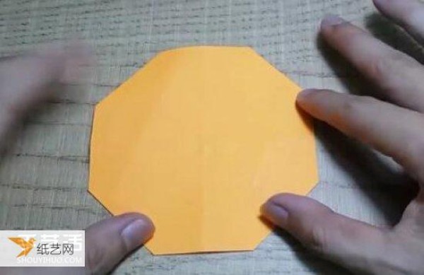 Illustrated tutorial on how to make a very small origami oil-paper umbrella