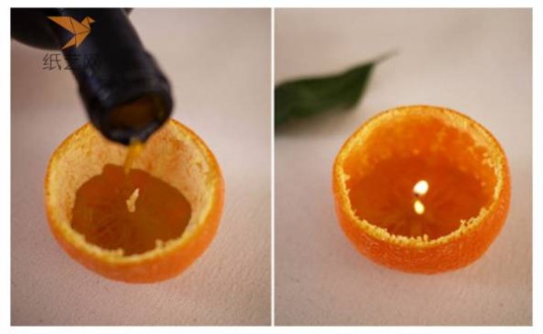 Tutorial on turning waste into treasure DIY tutorial on how to make cute little orange lamps made from orange peels