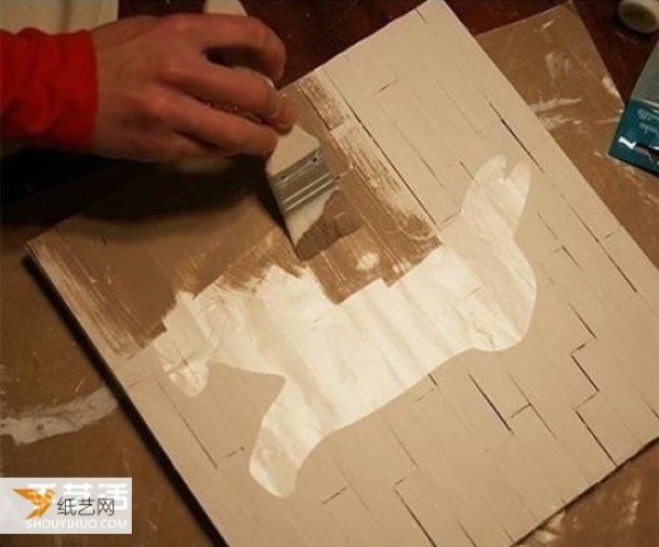 Tutorial on how to make simple personalized decorative paintings using ice cream sticks