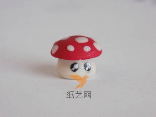 Cute ultra-light clay mushrooms handmade tutorial for children