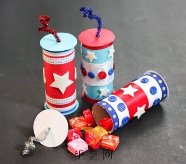 Toilet paper tube making cute candy box Children’s Day gift tutorial