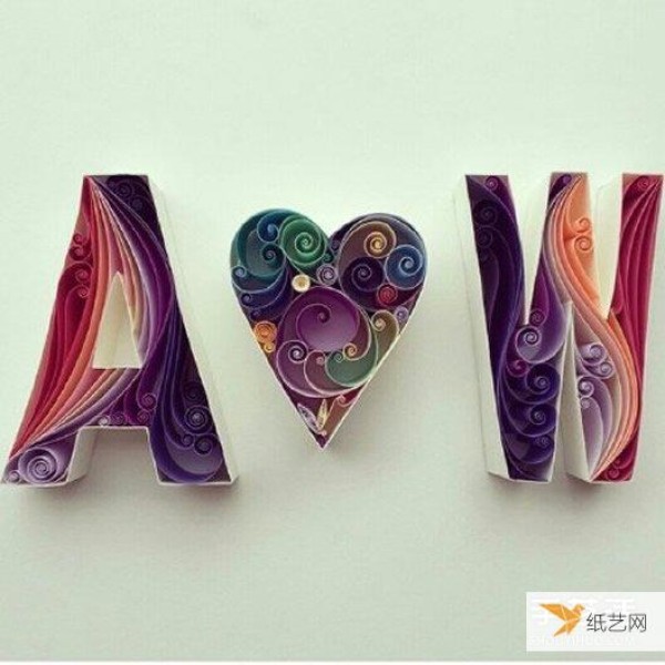 Appreciate pictures of handmade works of beautiful paper quilling that make people feel particularly shocked