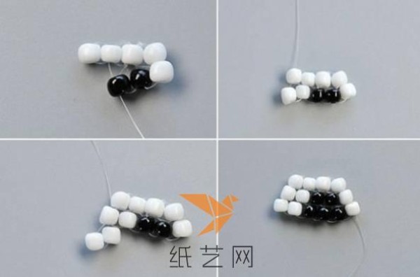 Tutorial on how to make small skull beaded earrings