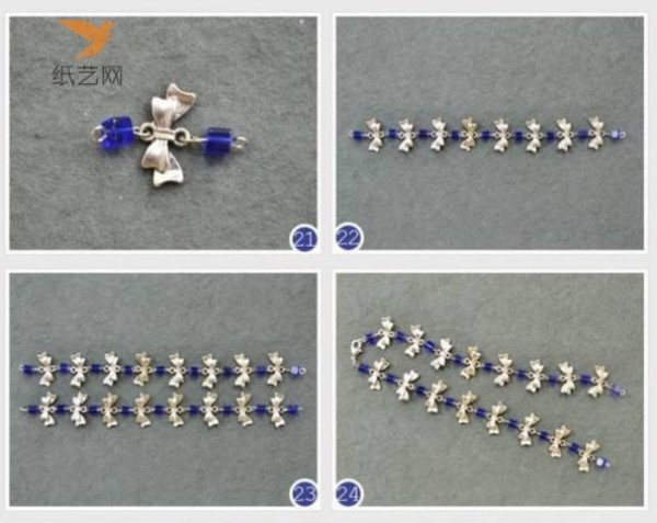 Beading Tutorial Flower Branch Butterfly Man Tingfang Necklace Beading Tutorial