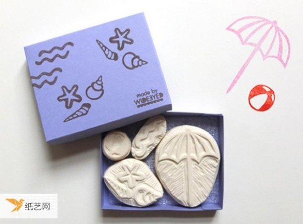 A simple, cute and fresh rubber stamp pattern material