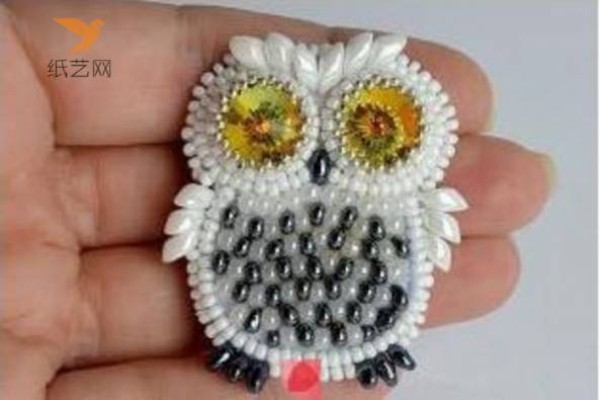 Beaded Embroidery Owl Making Tutorial in the Day Beaded Embroidery Tutorial