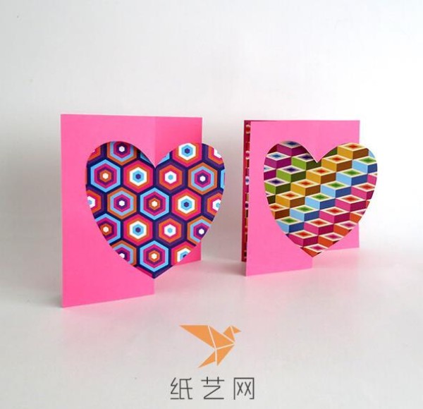 Three-minute tutorial on how to make a heart-shaped Valentine’s Day card