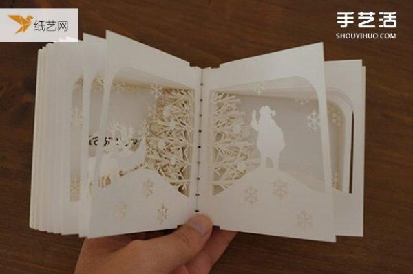 Share with you the appreciation of the pictures of 360-degree three-dimensional hollow book works