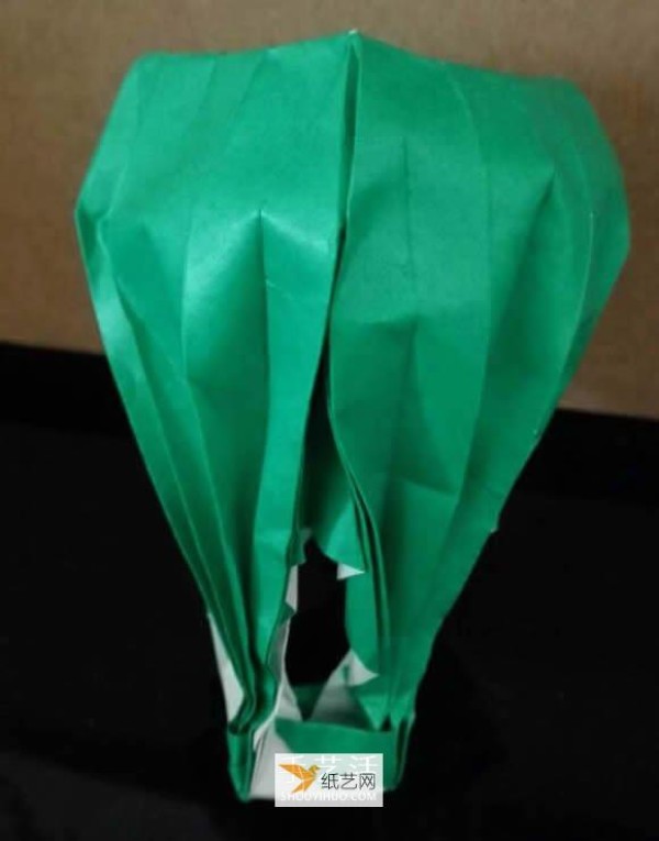 How to make a hot air balloon using simple origami