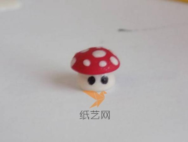 Cute ultra-light clay mushrooms handmade tutorial for children