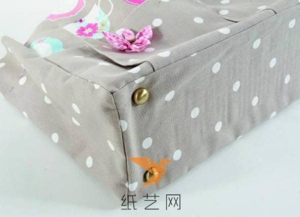 Practical tutorial for making a pastoral style fabric storage bag