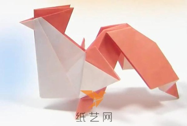 Origami Hagiwara Moto Rooster Video Tutorial