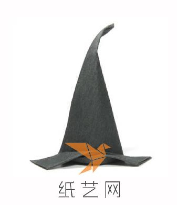 Halloween origami wizard hat simple origami