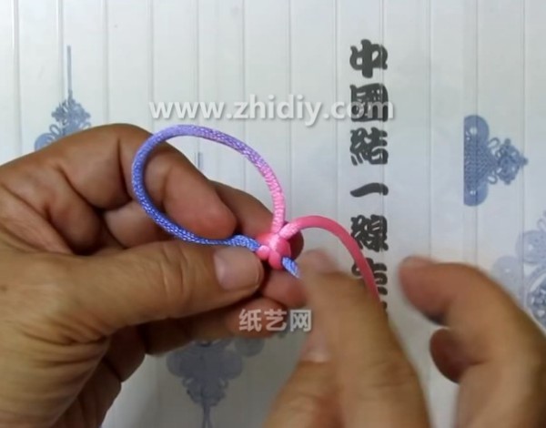 Simple braiding method of Chinese knot - how to braid sparrow head knot