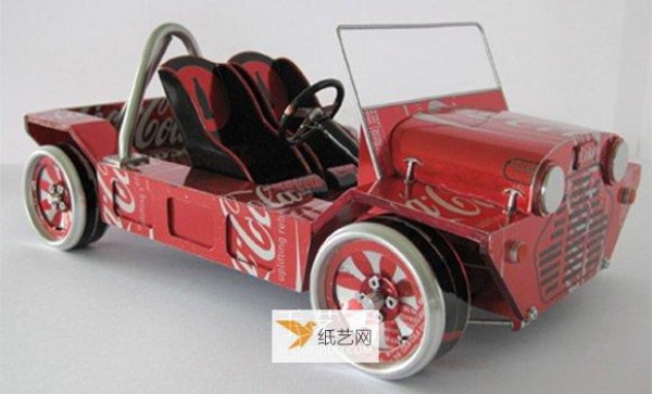 Use cans to create beautiful car model works