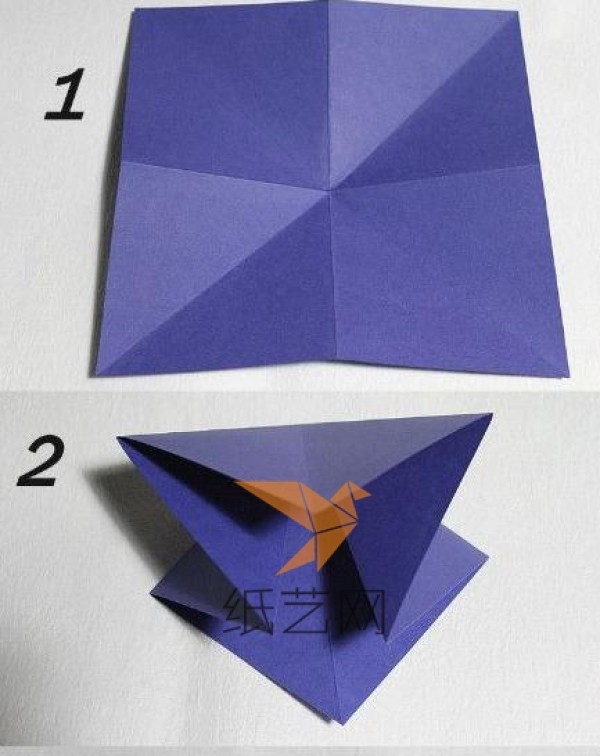 Tutorial on making a beautiful origami flower-shaped gift box