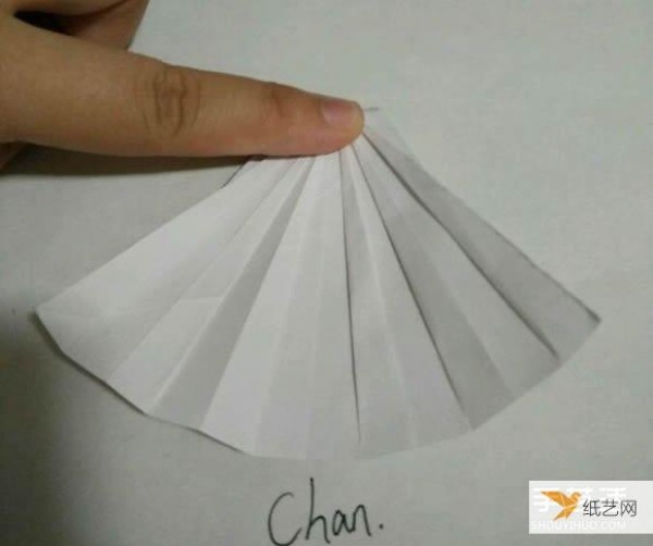 Illustrated steps on how to fold a very beautiful and elegant origami wedding dress