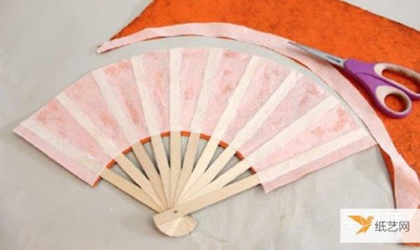 Illustrated tutorial on the hand-making method of traditional Chinese fans