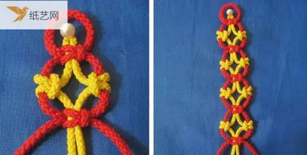 10 ways to knit using 4 ropes, illustrated tutorials