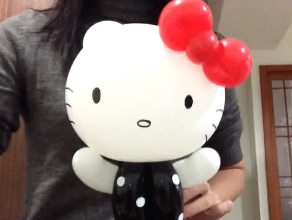 Balloon Styling—How to Make Hello Kitty Magic Balloon Styling