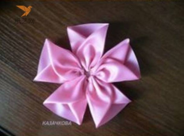 Fabric Tutorial: Delicate and Beautiful Fabric Five-petal Flower Decorative Hair Tie Making Tutorial