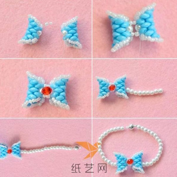 Super beautiful bow bracelet making tutorial