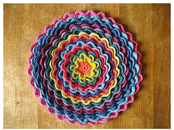 Colorful and beautiful wool crochet carpet mats. Beautiful home decoration. Colorful wool carpet mat knitting tutorials.