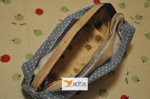 Handmade tutorial for making pencil cases using non-woven fabrics