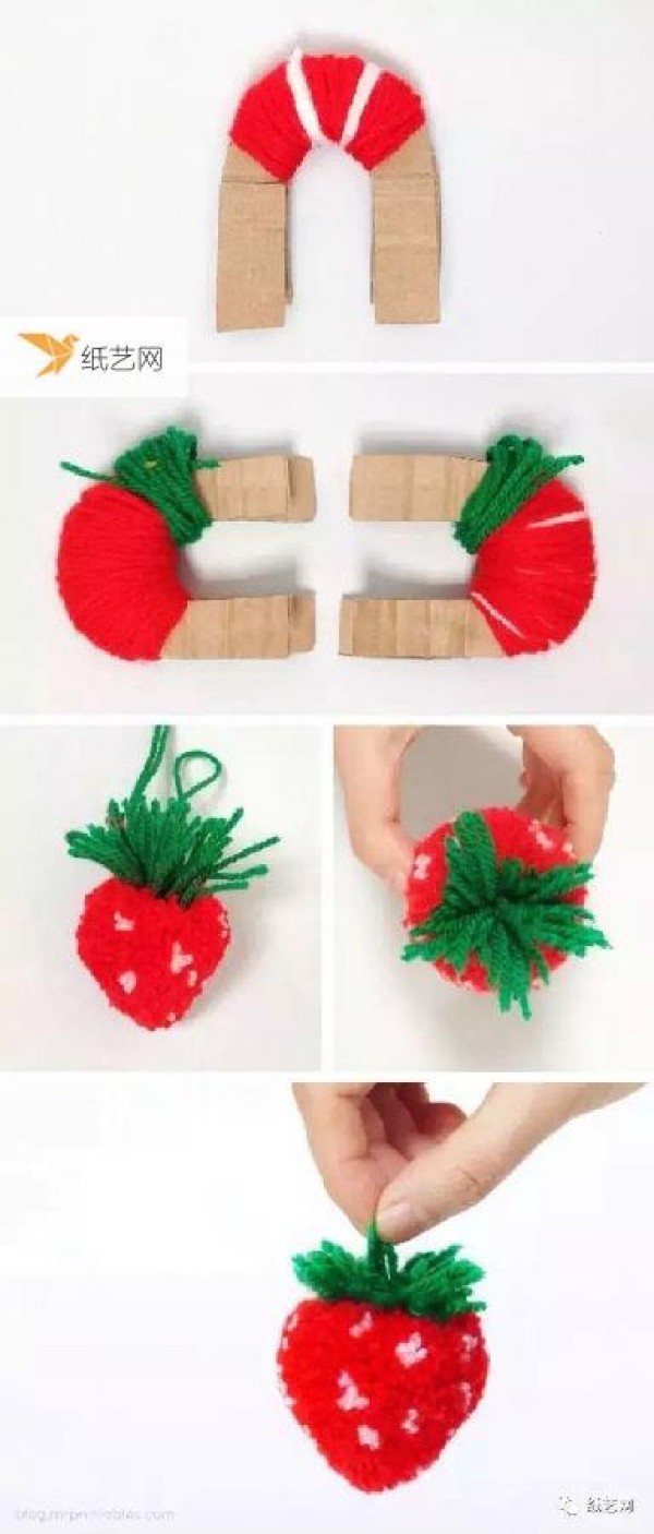 There are so many tutorials on making bag hangings, bookmarks, wind chimes, carpets and decorations made of yarn balls!