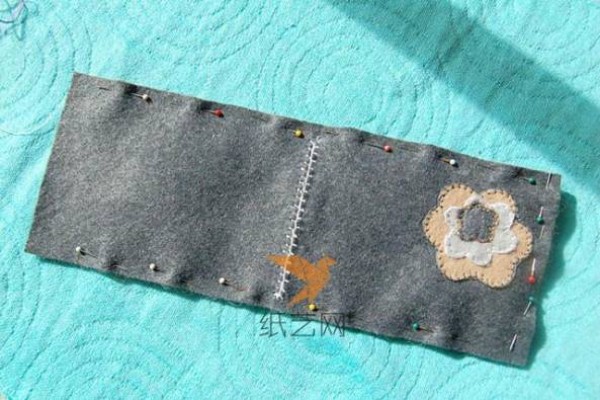 DIY tutorial for making mobile phone bags from handmade non-woven fabrics