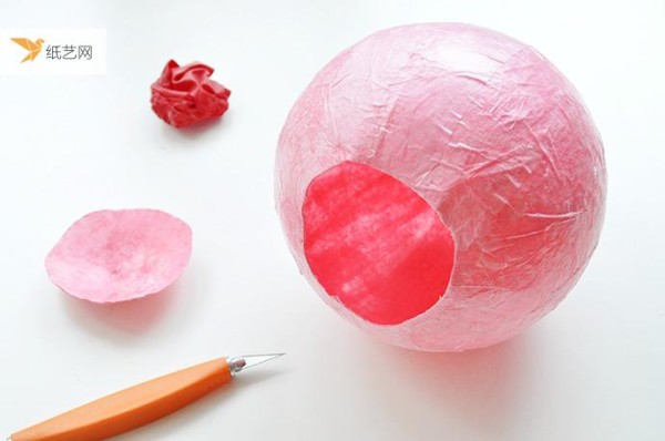 Paper Craft Strawberry Chandelier Tutorial