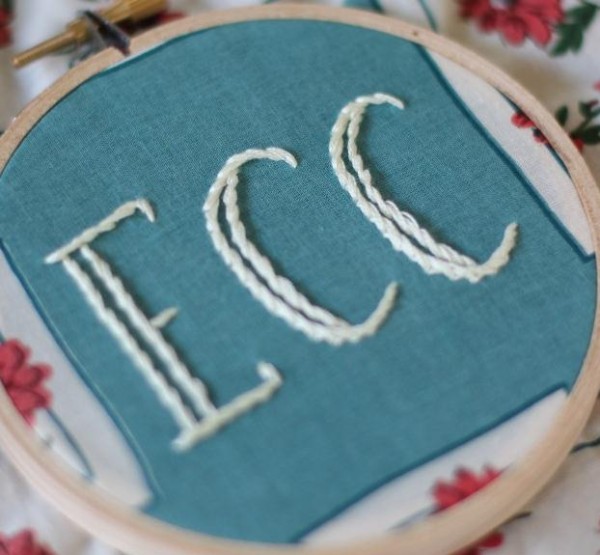 Beautiful embroidery pattern decoration making tutorial