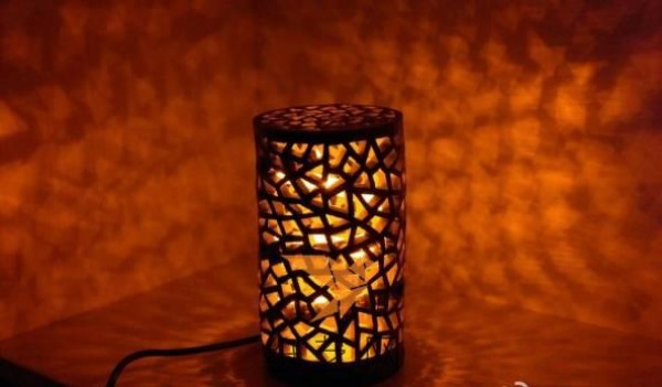 Ceramics DIY handmade shop hollow lamp tutorial sharing