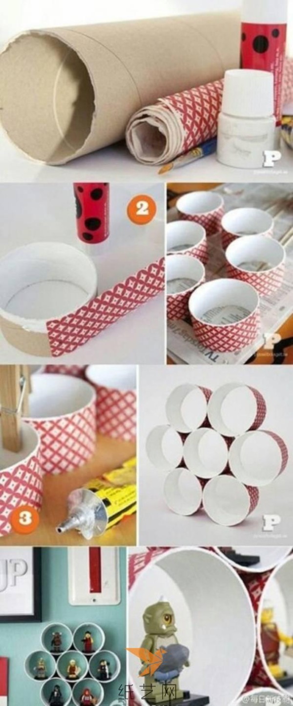 A great battle to turn waste paper tubes into treasures! (Storage)