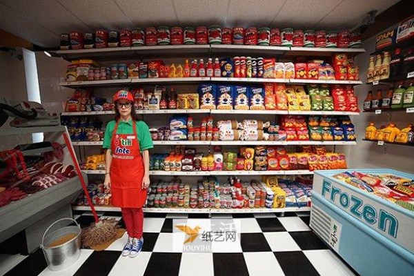 Lucy Sparrow grocery store filled with wool felt food