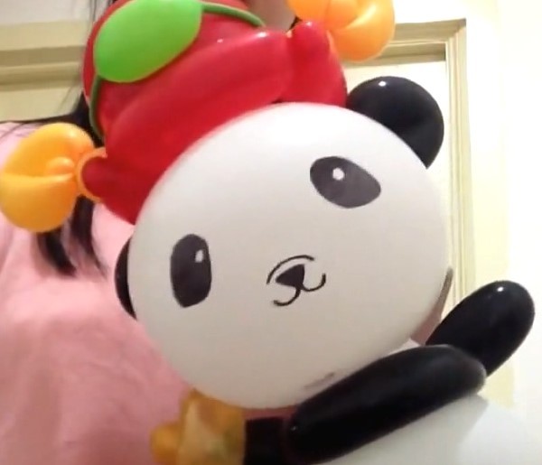 New Year Balloon Shape Magic Balloon Making Tutorial Teach You Round Lucky Panda