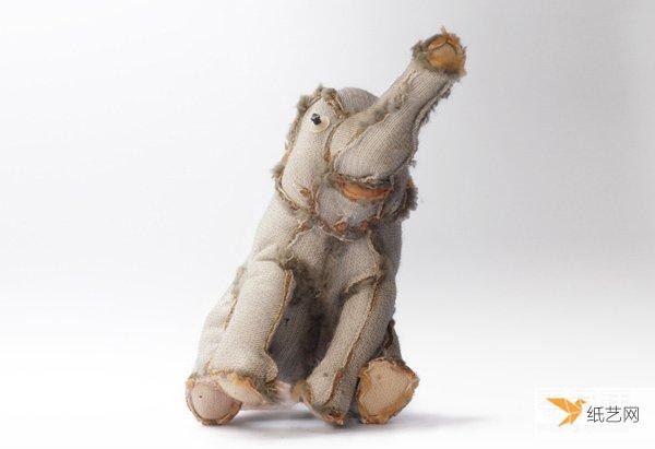 Hand-made old puppets with unique personalities, turned inside out and instantly given new life