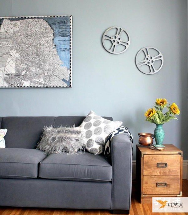 Decorate an entire apartment with flea market finds